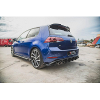 [Závodná odolnosť Zadný difúzor VW Golf 7 R Facelift - čierny]