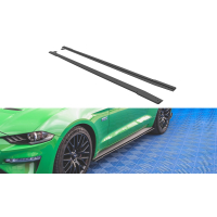 [Street Pro Bočné sukne Difúzory V.1 Ford Mustang GT Mk6 Facelift - Čierny]