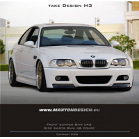 [PREDNÝ NÁRAZNÍK BMW 3 E46 COUPE & CABRIO < M3 LOOK >]