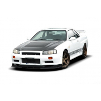 [PREDNÝ NÁRAZNÍK NISSAN SKYLINE R34 GTR (BEZ DIFUZÉRU) VZHĽAD GTR]