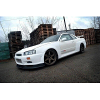 [ŠIROKÉ PREDNÉ OBLÚKY NISSAN SKYLINE R34 GTR (PRE 002299-1 NÁRAZNÍK) - Bez základného náteru]