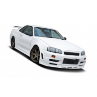 [ŠIROKÉ PREDNÉ OBLÚKY VZHĽAD TYPU Z NISSAN SKYLINE R34 GTR (PRE NÁRAZNÍK TYPU Z)]