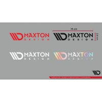 [Maxton Sticker Black 05 Small Logo Sticker 15x2,8 cm black]