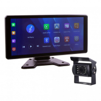 [Set monitor 10,36 "1x 4PIN s Apple CarPlay, Android auto, Bluetooth, + kamera + 15m kábel]