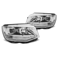 [Predné Svetlomety True Drl Chrome Pre Vw T6 15-19]