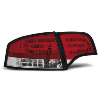 [Led Koncové Svetlá Červené Biele Pre Audi A4 B7 11.04-03.08 Sedan]