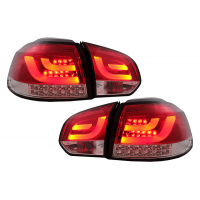[LED zadné svetlá vhodné pre VW Golf 6 VI (2008-2013) Red Clear]