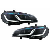 [LED svetlomety vhodné pre BMW X5 E70 (2007-2014) Prechod z HID na LED čierne]