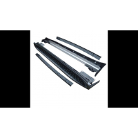 [Alu Side Steps Running Boards Black suitable for MERCEDES M-Class (W164) 2005-2011]