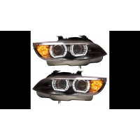 [Headlights Xenon Black DRL AFS suitable for BMW 3 (E92) Coupe (E93) Convertible Pre-Facelift 2007-2010]