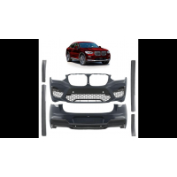 [Sport Bodykit Bumper Set PDC suitable for BMW X4 (G02) Pre-Facelift 2018-2021]