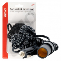 [Car lighter socket extender 12V 24V 300cm AMIO-03805]