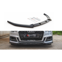 [Maxton Design spoiler pod přední nárazník ver.3 pro Audi A3, S3 8V FL, carbon-Look]