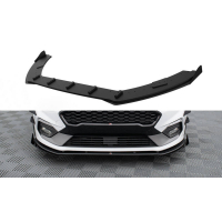 [Maxton Design "Racing durability" spoiler pod přední nárazník s rohovými splittery pro Ford Fiesta ST Mk8, plast ABS bez povrchové úpravy]