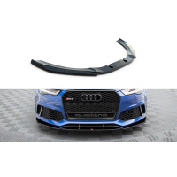 [Maxton Design spoiler pod přední nárazník ver.3 pro Audi RS6 C7, černý lesklý plast ABS]