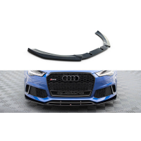 [Maxton Design spoiler pod přední nárazník ver.4 pro Audi RS6 C7, černý lesklý plast ABS]