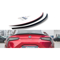 [Maxton Design prodloužení spoileru pro Lexus LC, černý lesklý plast ABS]