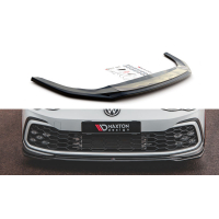 [Maxton Design spoiler pod přední nárazník ver.4 pro Volkswagen Golf GTI Mk8, carbon-Look]