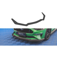 [Maxton Design "Street Pro" spoiler pod přední nárazník ver.1 pro Ford Mustang MK6 GT Facelift, plast ABS bez povrchové úpravy]