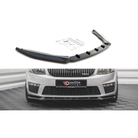 [Maxton Design spoiler pod přední nárazník ver.3 pro Škoda Octavia RS Mk3, carbon-Look]