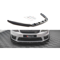 [Maxton Design spoiler pod přední nárazník ver.4 pro Škoda Octavia RS Mk3, carbon-Look]