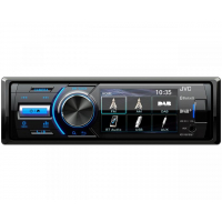 [JVC 1DIN DAB / FM autorádio/3" displej/USB/AUX/Bluetooth/vstup pro park.kameru]