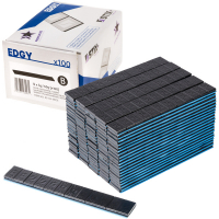 [Lepiace závažia na hliníkové disky čierne Edgy Slim Black - 60g (12x5g / široký pás) - 100 ks. - Stix]