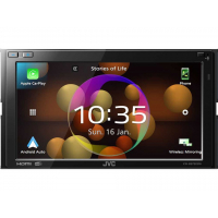 [JVC 2DIN DAB+ / FM autorádio/6,8" displej/USB/AV/Bluetooth/Bezdrát Apple CarPlay / Android Auto]