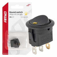 [Round switch with yellow light AMIO-03962]