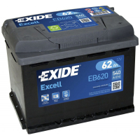 [Batéria EXIDE EXCELL 12V 62Ah / 540A EB620]