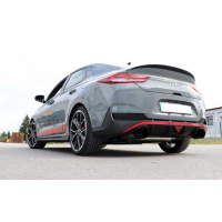 [Hyundai i30N Performance Fastback - ČIERNY Zadný tlmič krížový výstup pravý/ľavý s klapkou výfuku - 1x114 typ 25 pravý/ľavý lesklý čierny smaltovaný]